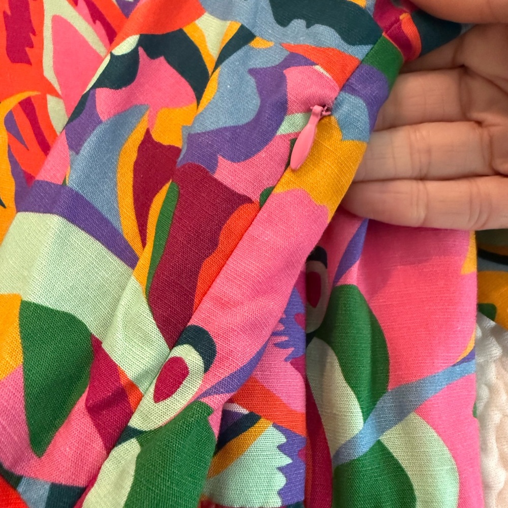CROSBY by Mollie Burch Colorful Floral Dress | Size Large - Picture 12 of 12